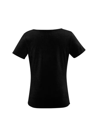 Ava Womens Top Black back view