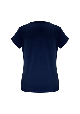 Lana Womens Short Sleeve Top Ink back view