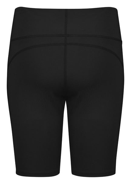 Luna Womens Bike Short Black back view