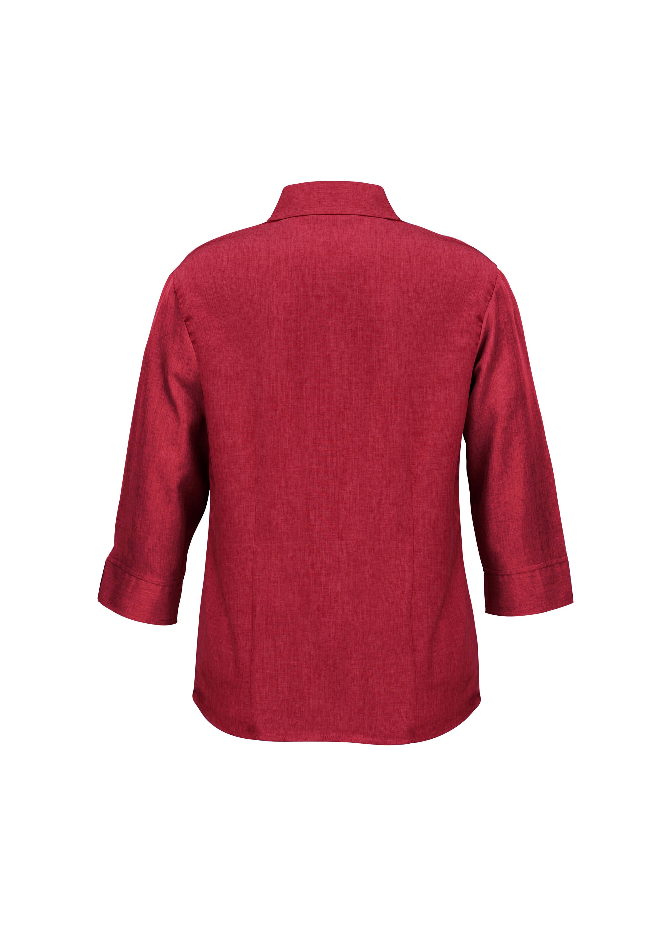Oasis Womens 3/4 Sleeve Shirt Cherry back view