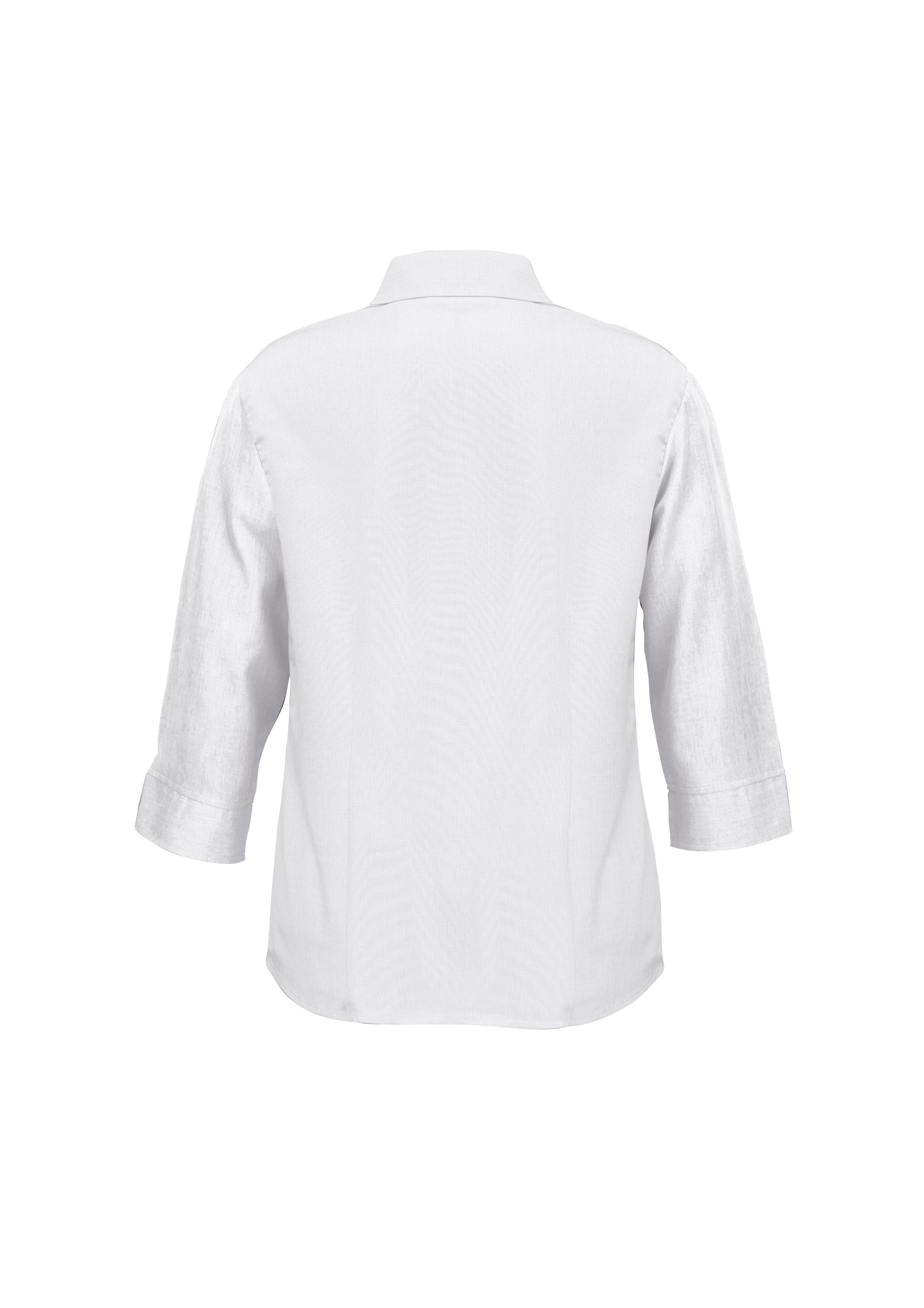 Oasis Womens 3/4 Sleeve Shirt White back view