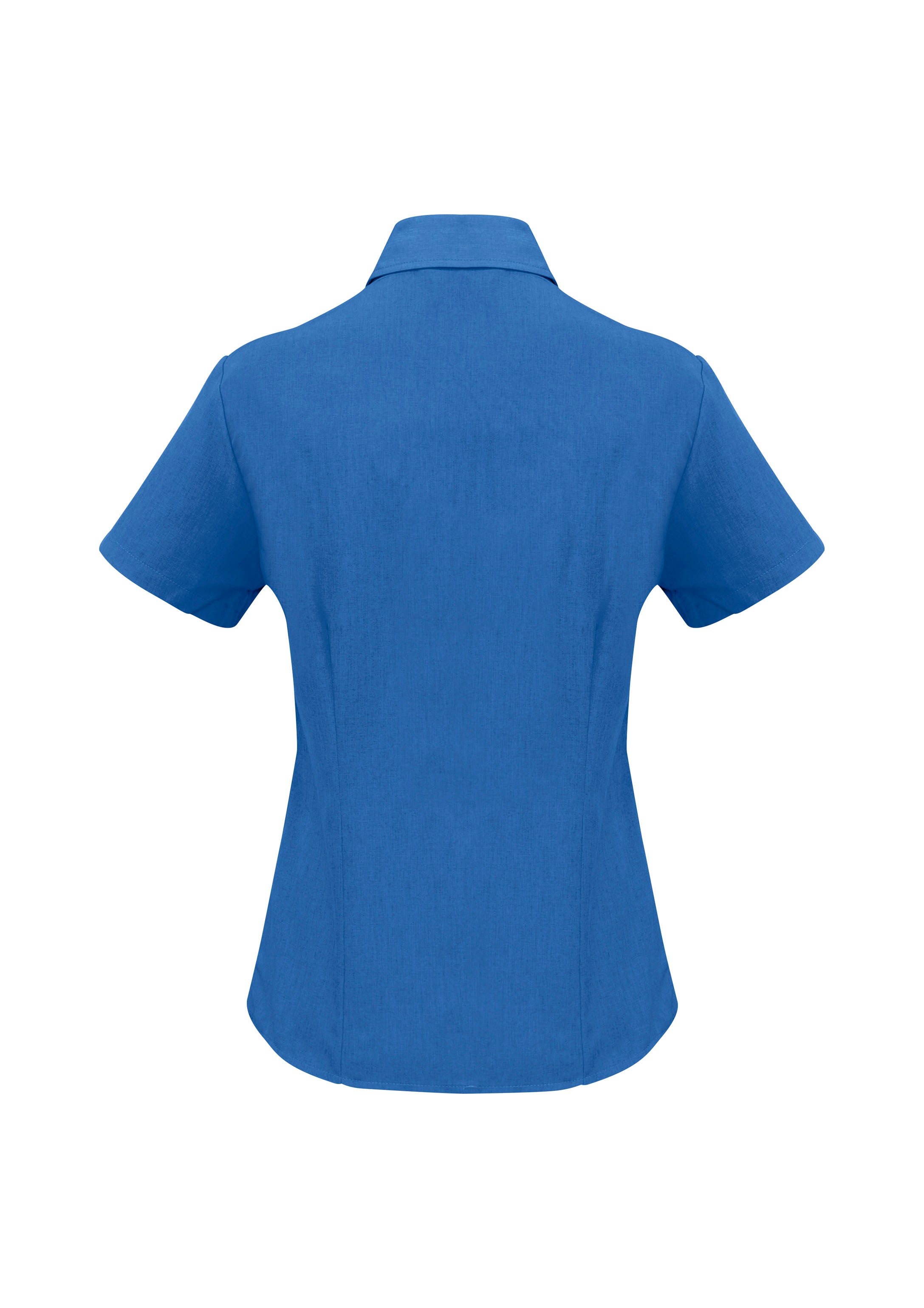 Oasis Womens Short Sleeve Shirt Electric Blue back view