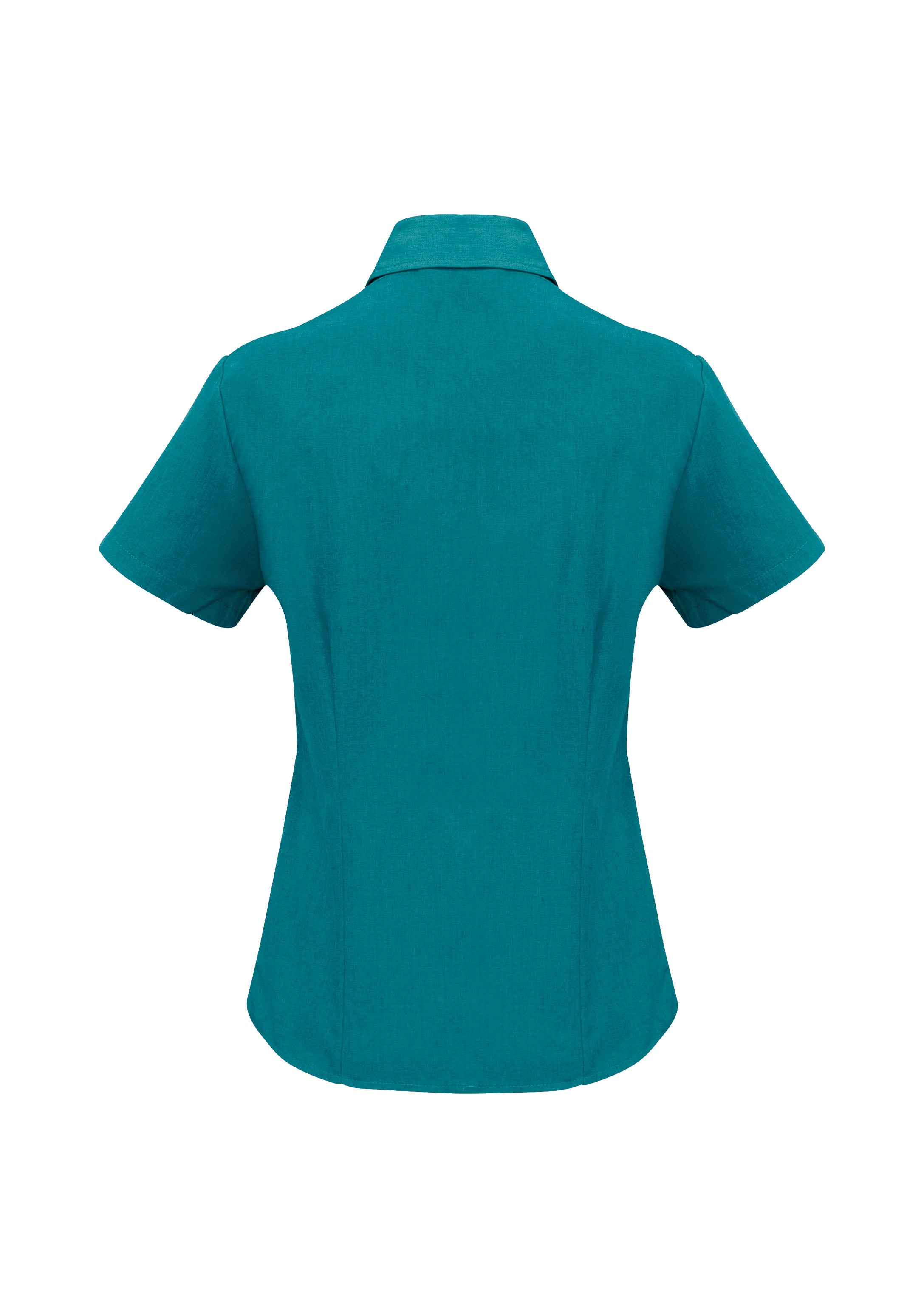 Oasis Womens Short Sleeve Shirt Teal back view