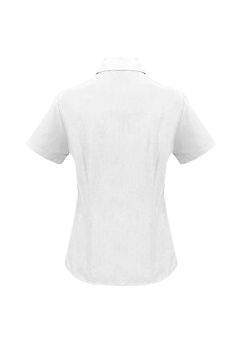 Oasis Womens Short Sleeve Shirt White back view