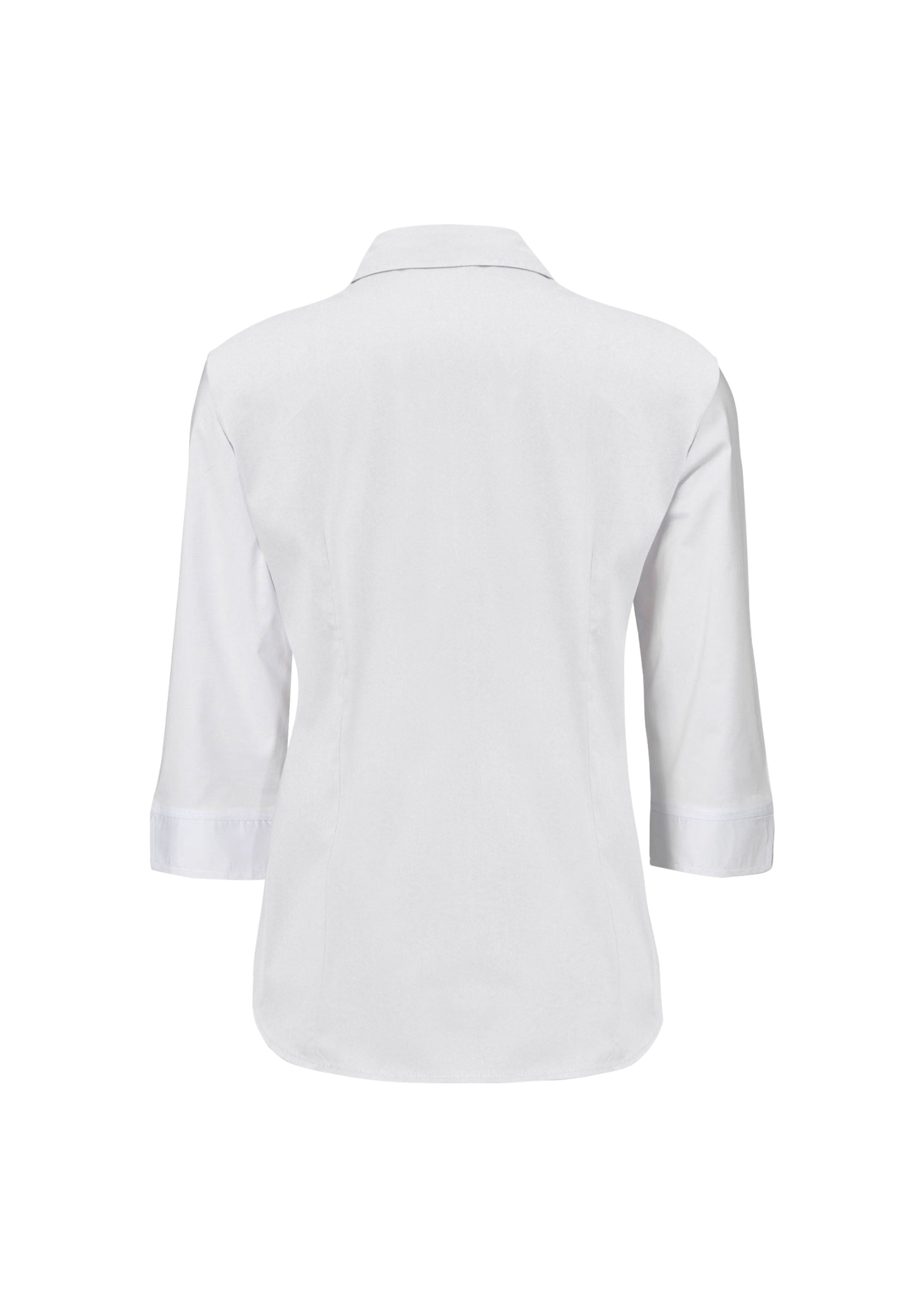 Metro Womens 3/4 Sleeve Shirt White back view