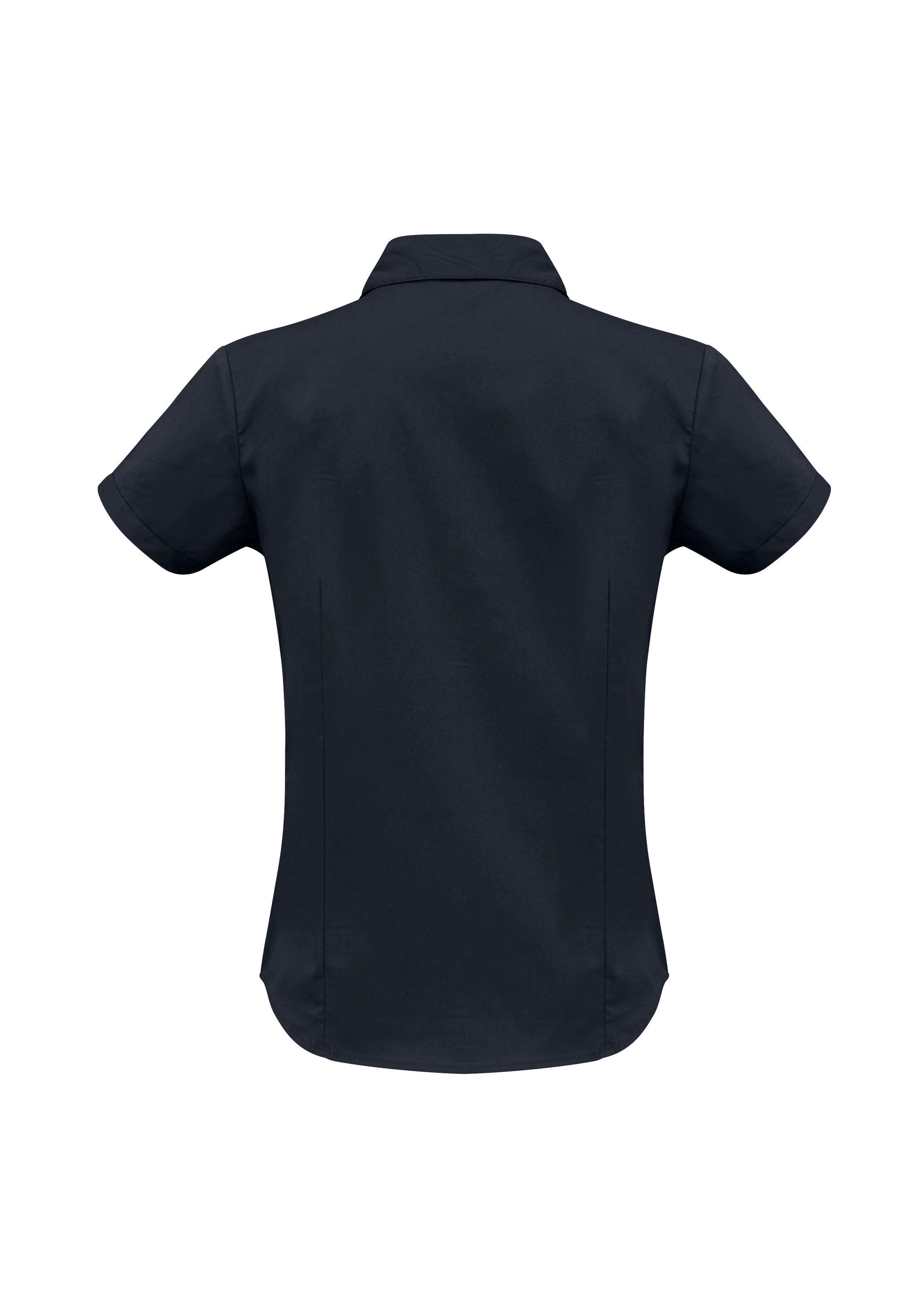 Metro Womens Short Sleeve Shirt Black back view