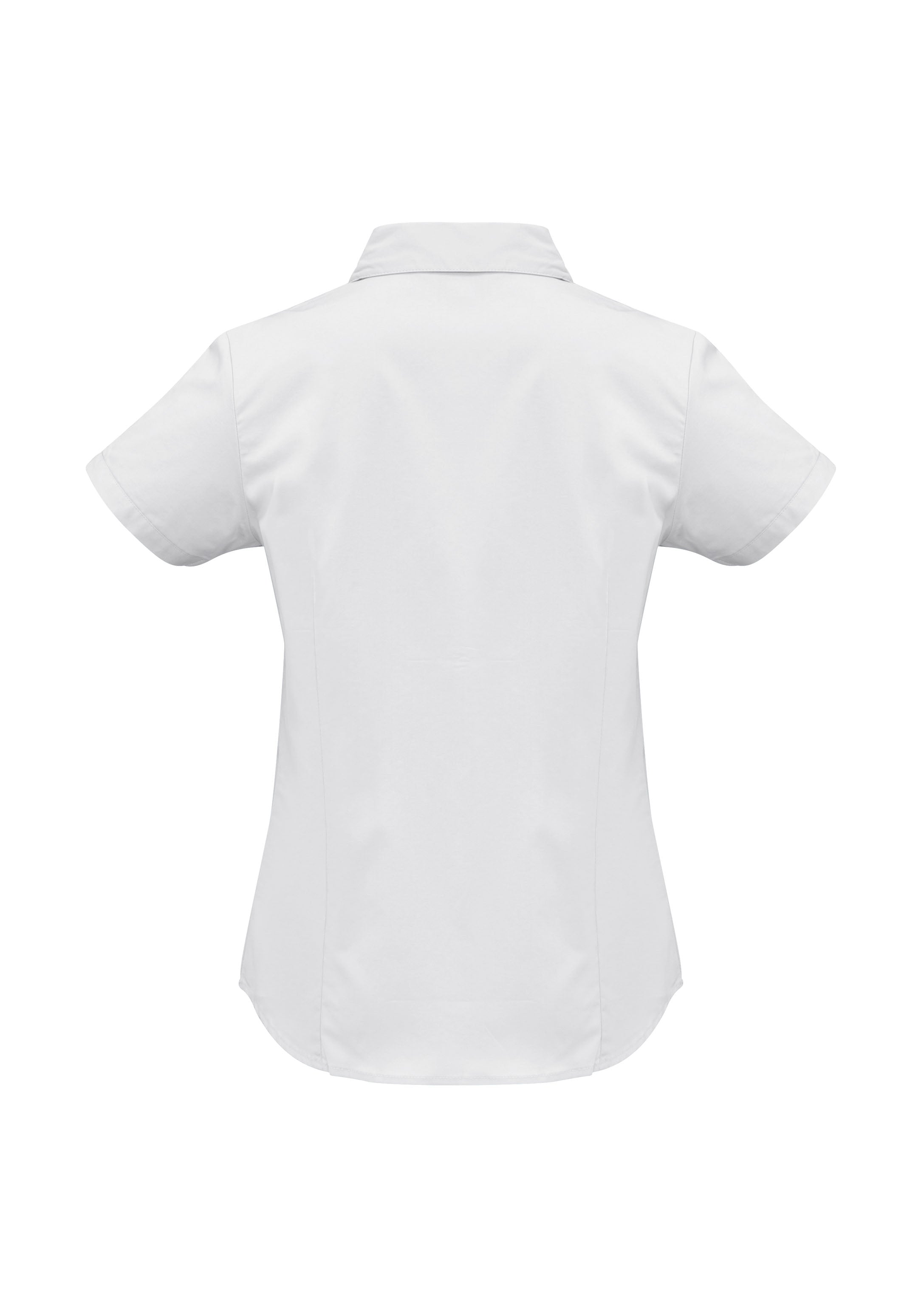 Metro Womens Short Sleeve Shirt White back view