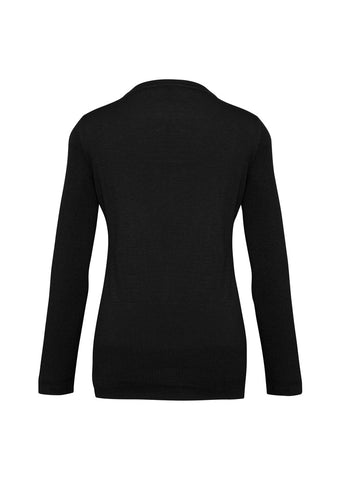 Milano Womens Cardigan Black back view