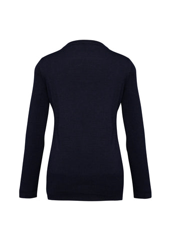 Milano Womens Cardigan Navy back view