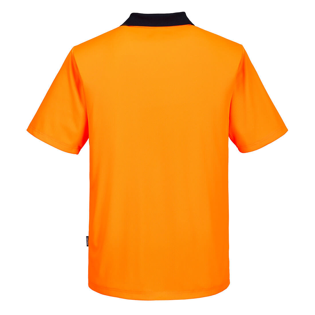 Hi Vis Class D Contrast Polo Shirt S/S Orange/Navy back