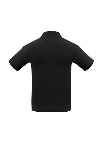 Ice Mens Short Sleeve Polo Black back view