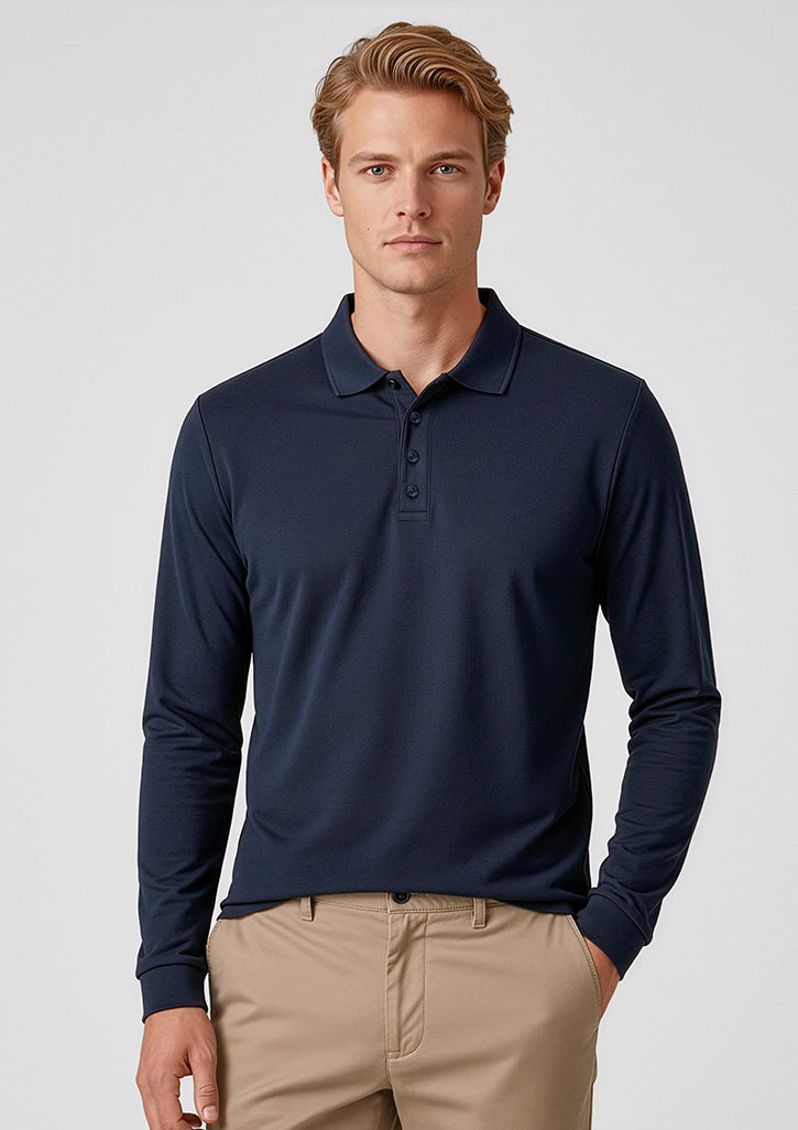 Action Mens Long Sleeve Polo-P206ML-biz-collection-1