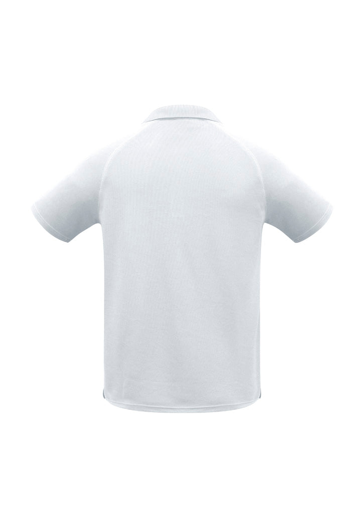 Sprint Kids Short Sleeve Polo White back view