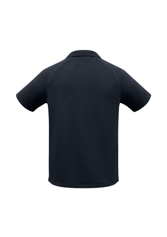 Sprint Mens Short Sleeve Polo Navy back view