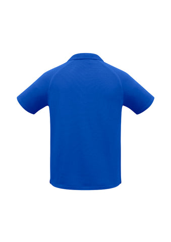 Sprint Mens Short Sleeve Polo Royal back view