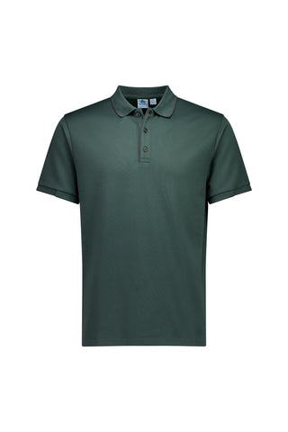 Focus Mens Short Sleeve Polo Seafoam/Charcoal