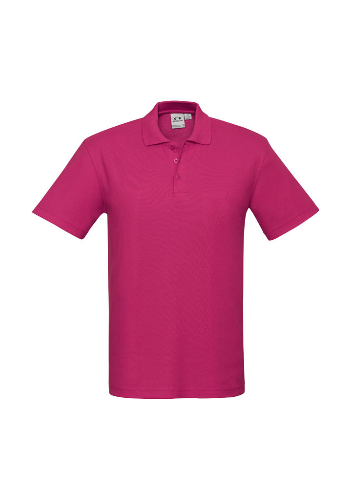 Crew Kids Short Sleeve Polo Fuchsia