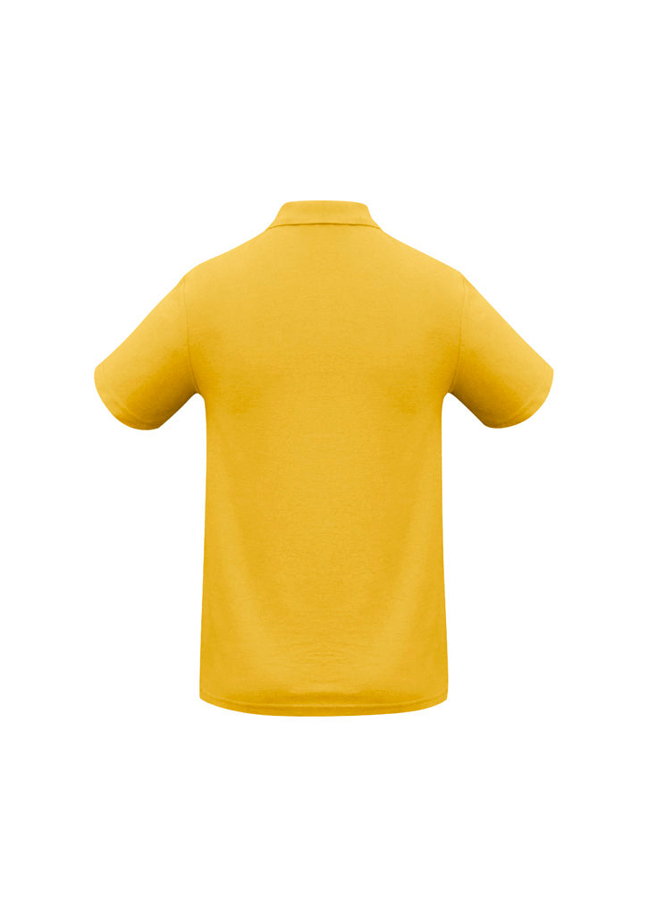 Crew Kids Short Sleeve Polo Gold back view