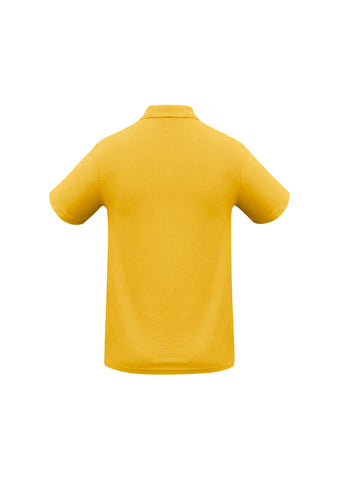 Crew Kids Short Sleeve Polo Gold back view