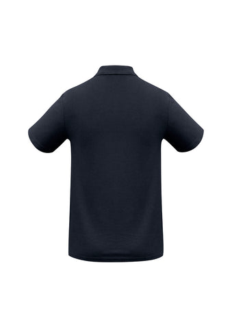 Crew Kids Short Sleeve Polo Navy back view