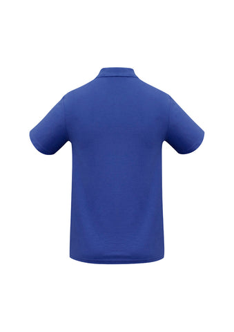 Crew Kids Short Sleeve Polo Royal back view