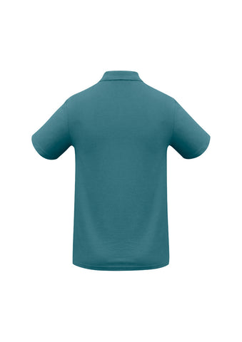 Crew Kids Short Sleeve Polo Teal back view