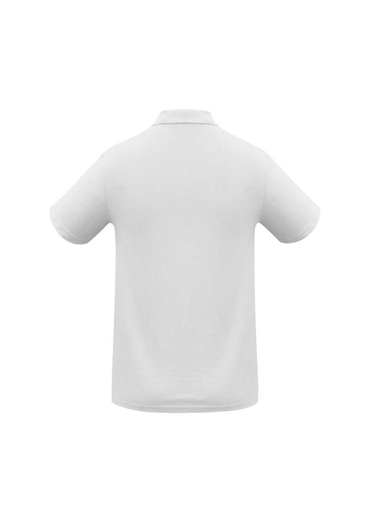 Crew Kids Short Sleeve Polo White back view