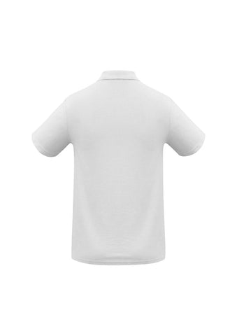 Crew Kids Short Sleeve Polo White back view