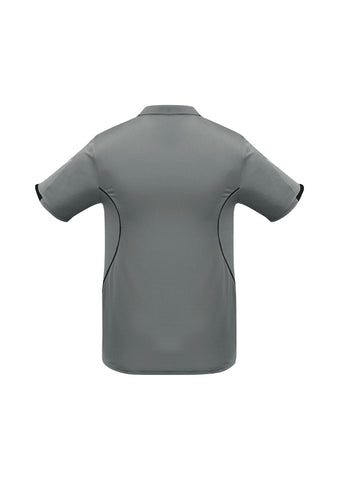 Razor Kids Short Sleeve Polo Ash/Black back view