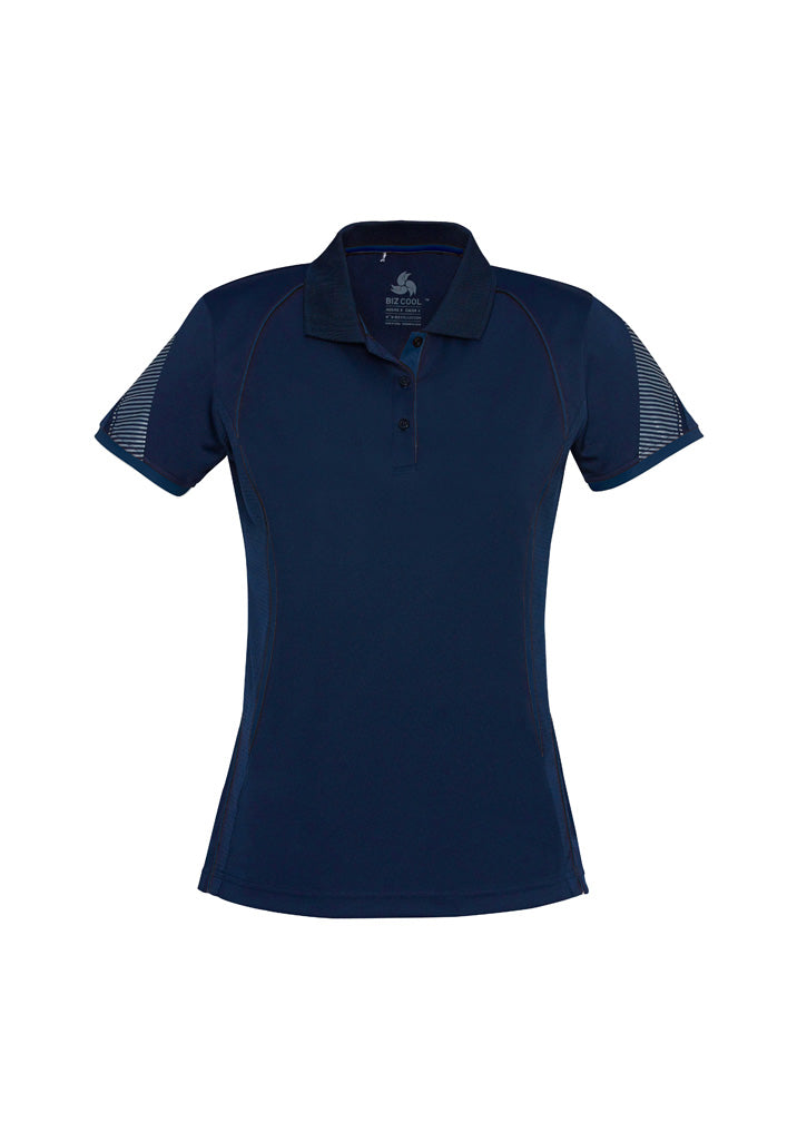 Razor Womens Short Sleeve Polo Navy/Navy