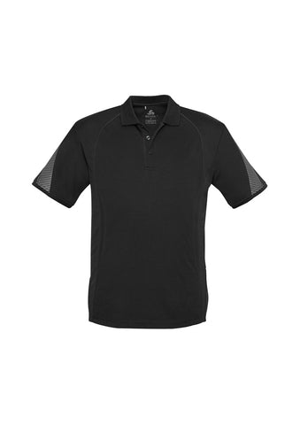 Razor Mens Short Sleeve Polo Black/Black