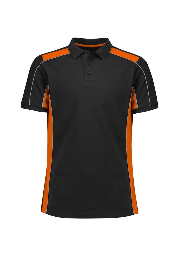 Grid Unisex Short Sleeve Polo-P413US-biz-collection-2