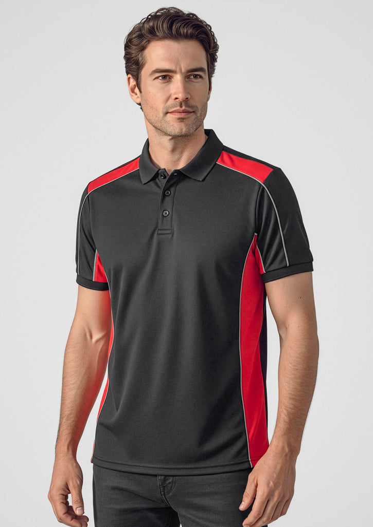 Grid Unisex Short Sleeve Polo-P413US-biz-collection-4