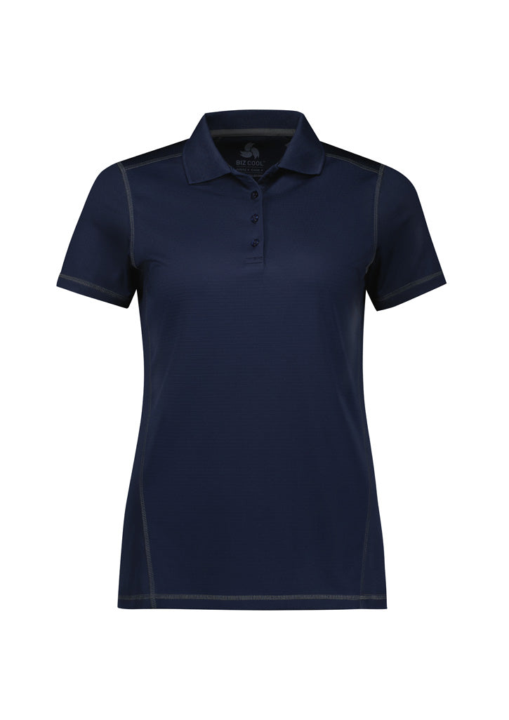 Dart Womens Short Sleeve Polo Navy/Navy