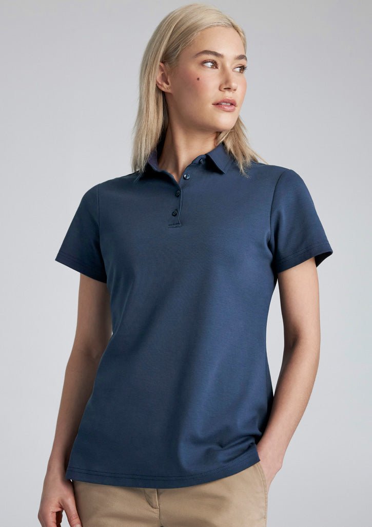 Lotus Womens Short Sleeve Polo-P515LS-biz-collection-3