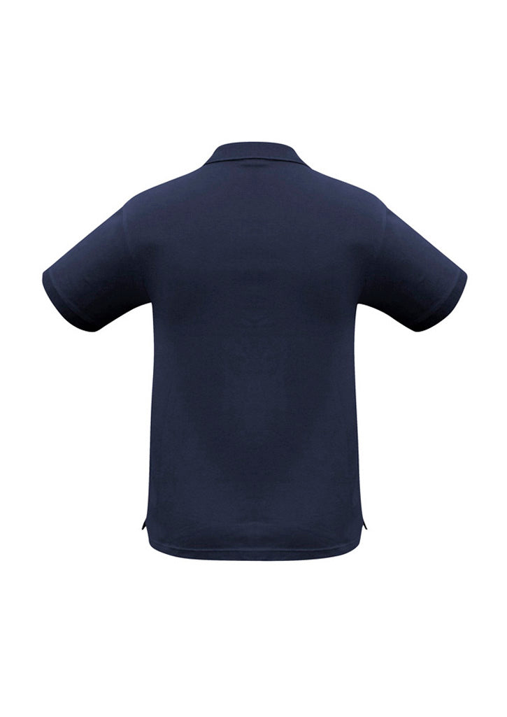 Oceana Mens Short Sleeve Polo Navy back view