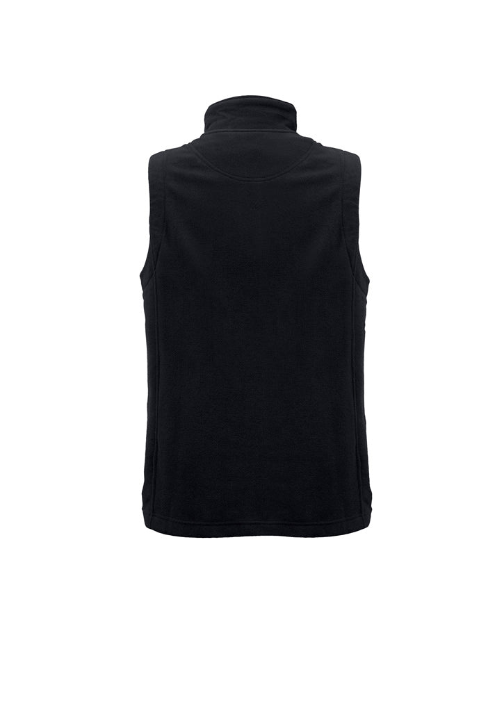 Plain Womens Vest Black back view