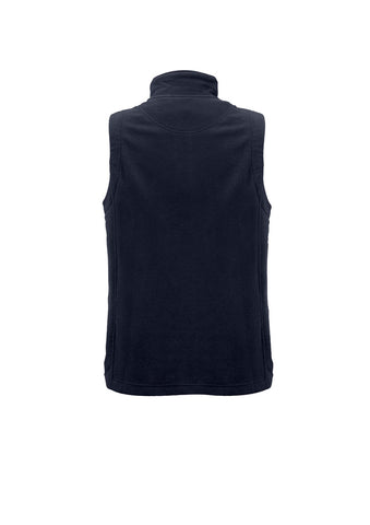 Plain Womens Vest Navy back view