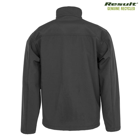 R900M Result Adult Printable Recycled 3-Layer Softshell Jacket - Black