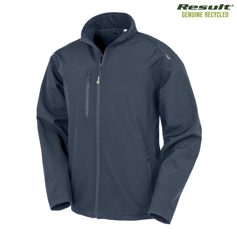 R900M Result Adult Printable Recycled 3-Layer Softshell Jacket - Navy