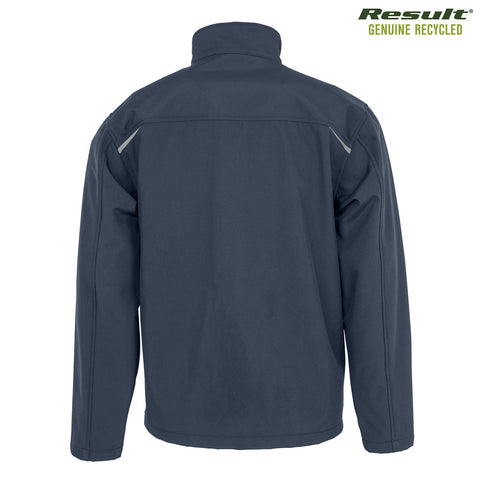 R900M Result Adult Printable Recycled 3-Layer Softshell Jacket - Navy