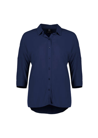 Dahlia Womens 3/4 Sleeve Blouse-RB366LT-biz-corporates-3