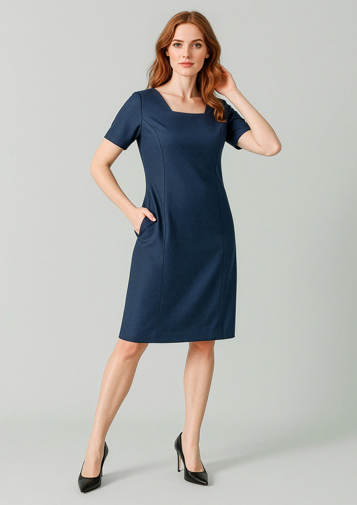 Renew Womens Short Sleeve Dress-RD409L-biz-corporates-1