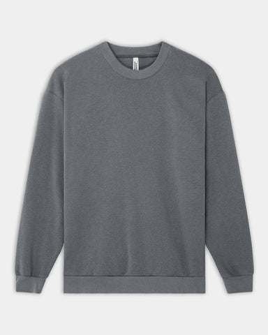 RF496 American Apparel Reflex Fleece Unisex Crewneck Sweatshirt - Asphalt