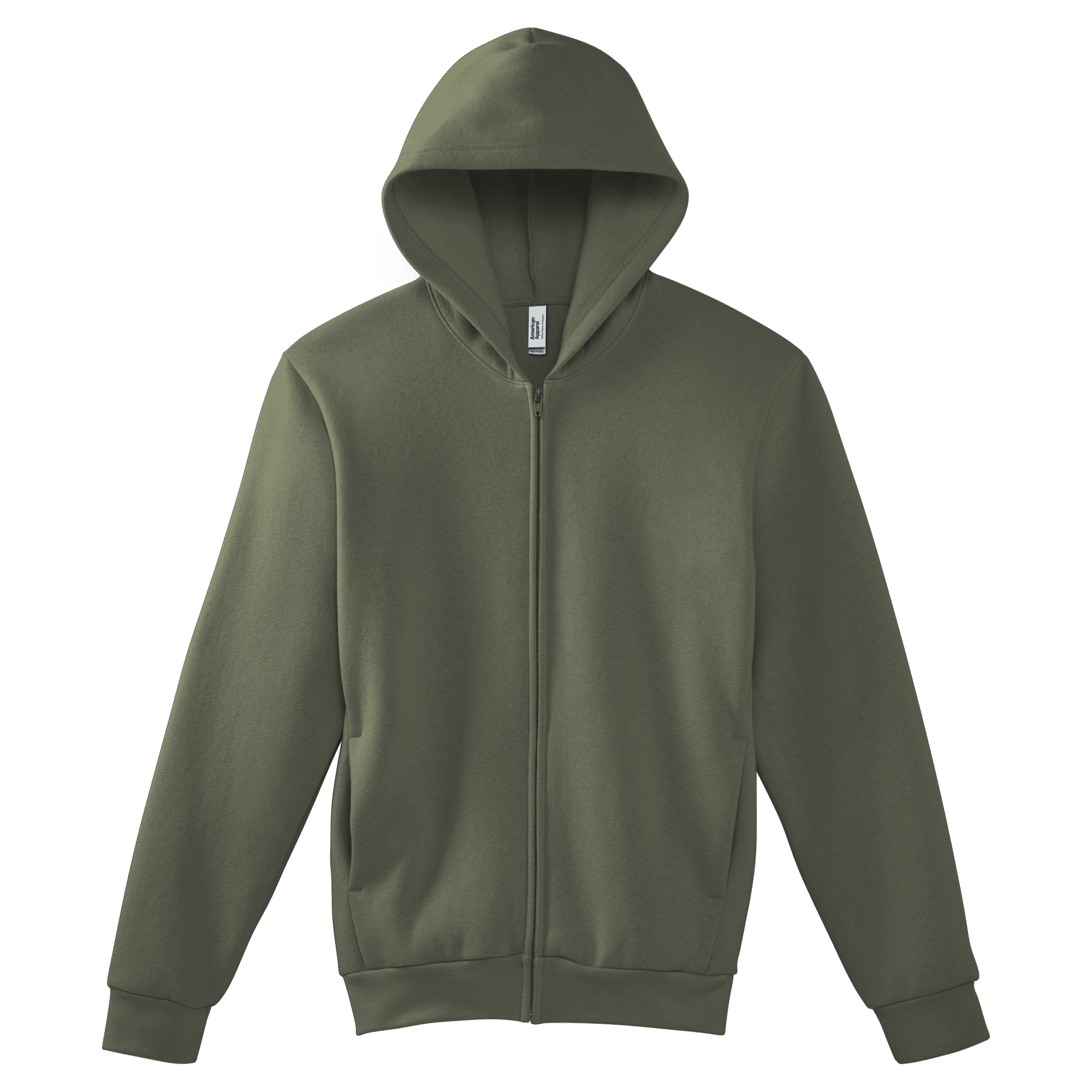 RF497 American Apparel Reflex Fleece Unisex Full Zip Hooded Sweat - Lieutenant