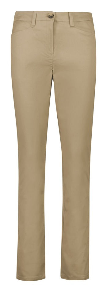 Traveller Womens Slim Leg Stretch Chino Pant in Desert