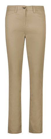 Traveller Womens Slim Leg Stretch Chino Pant in Desert