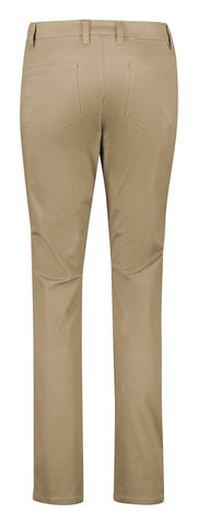 Traveller Womens Slim Leg Stretch Chino Pant Desert back view