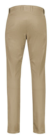 Traveller Mens Tapered Stretch Chino Pant Desert back view