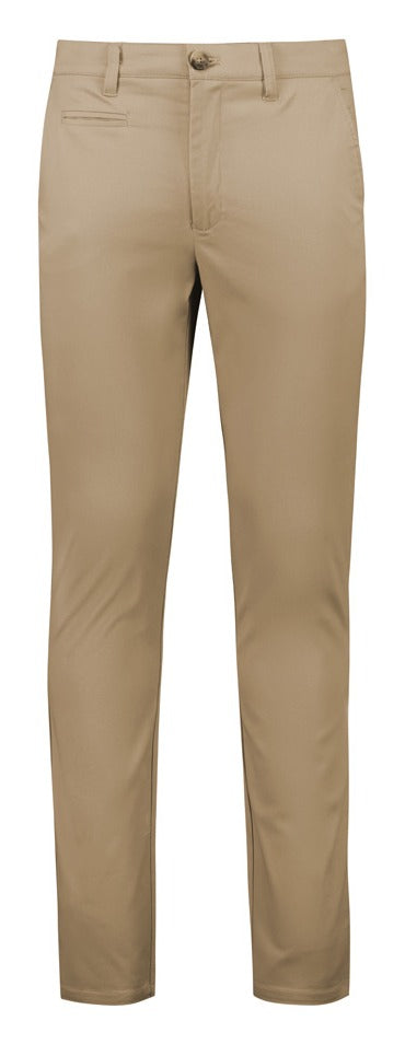 Traveller Mens Modern Stretch Chino Pant Desert front view
